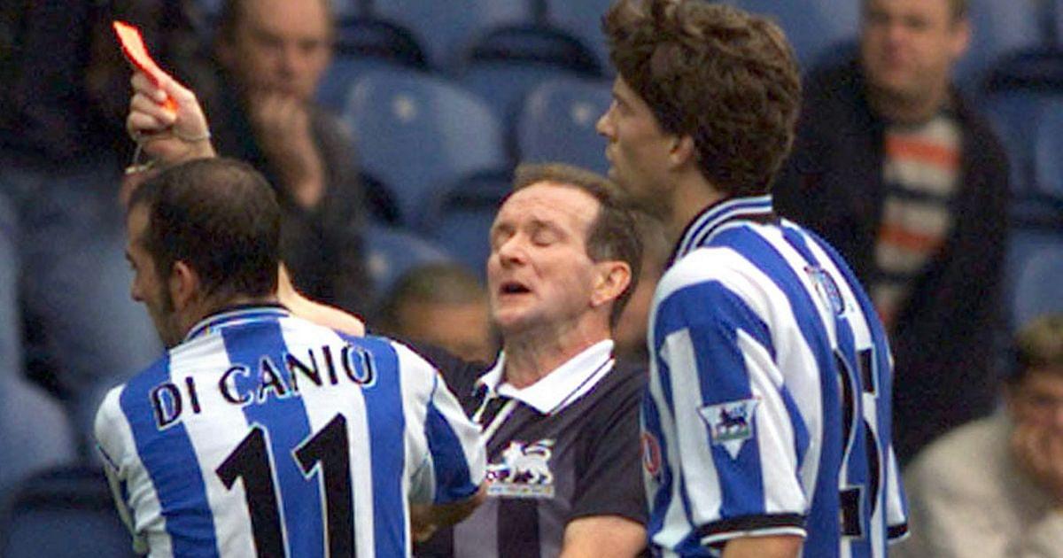 Paolo Di Canio Pushes The Referee